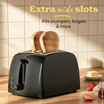 2-Slice Wide Slot Toaster
