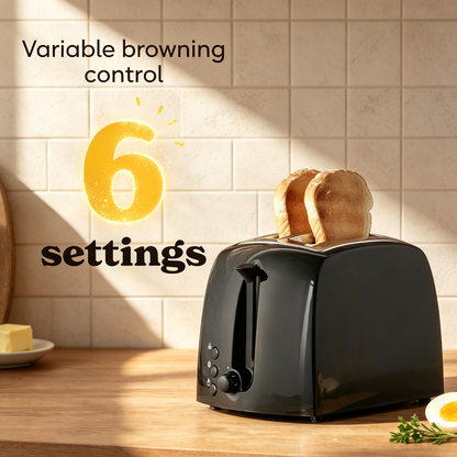 2-Slice Wide Slot Toaster